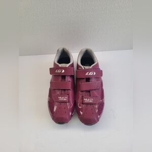 Louis Garneau Womens Cycling Shoes Size 10 Multi Air Flex HRS-80 Magenta Plum 41